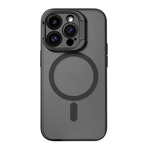 Support de protection noir et étui de téléphone pour iPhone 13 Pro Max magnétique