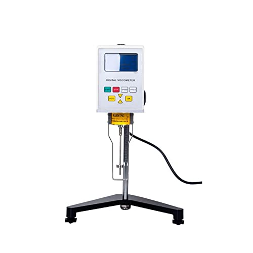 Medidor de viscosidad, 18 Velocidades de rotación Medidor de viscosidad con sonda tempratura 0.3-100 RPM 1-200000000CPS 13 millones de viscosímetro digital,Viscosímetro Rotacional(LVDV2S)