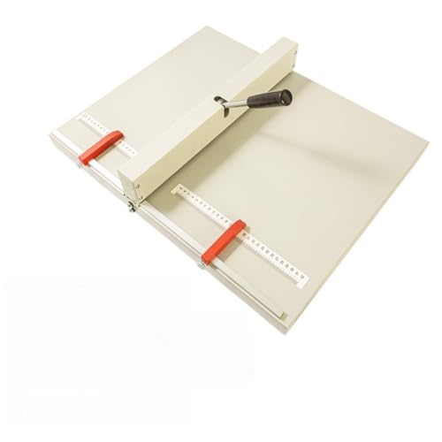 Fiozwea A3/A4 手動クリース機、小型35cm、入札書表紙裏貼りラミネート機、名刺フィーダー、紙折り機、印刷会社、オフィス、専門サービス、学校向け (2手動シングルマーククリース機)