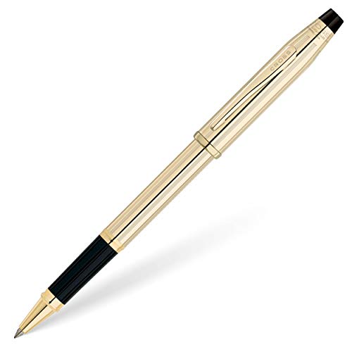 Image of Cross Century II Refillable Gel Ink Rollerball Pen, Medium Rollerball, Includes Luxury Gift Box - 10KT Gold Filled /Rolled Gold