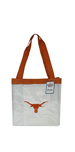 Game Day Outfitters NCAA Texas Longhorns Clear PVC Ladies Purse, One Size, Multicolor