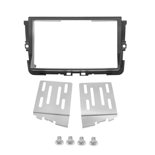 Cadre de façade d'autoradio pour Renault Trafic pour fixer écran double Din sans jeu