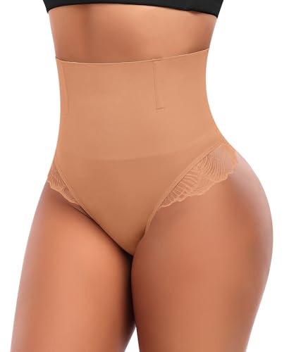 Image of Womens Thong Shapewear Mid to High Waisted Shaper Thong WN0017