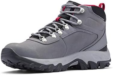 Columbia mens Newton Ridge Plus Ii Waterproof hiking boots, Ti Grey Steel/Rocket, 9 US