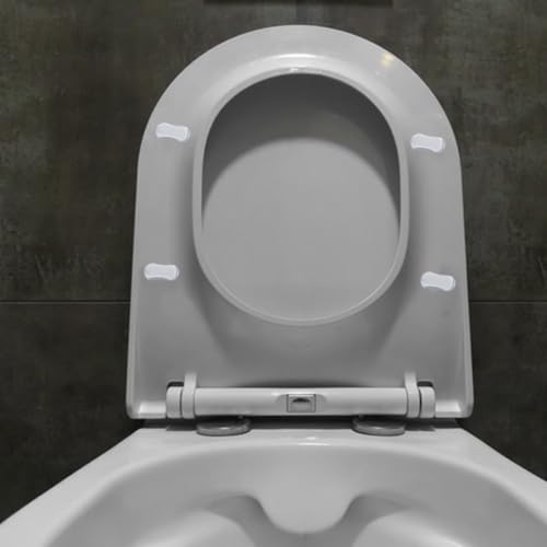 Cojín protector con absorción de impactos y fijación para inodoros 7