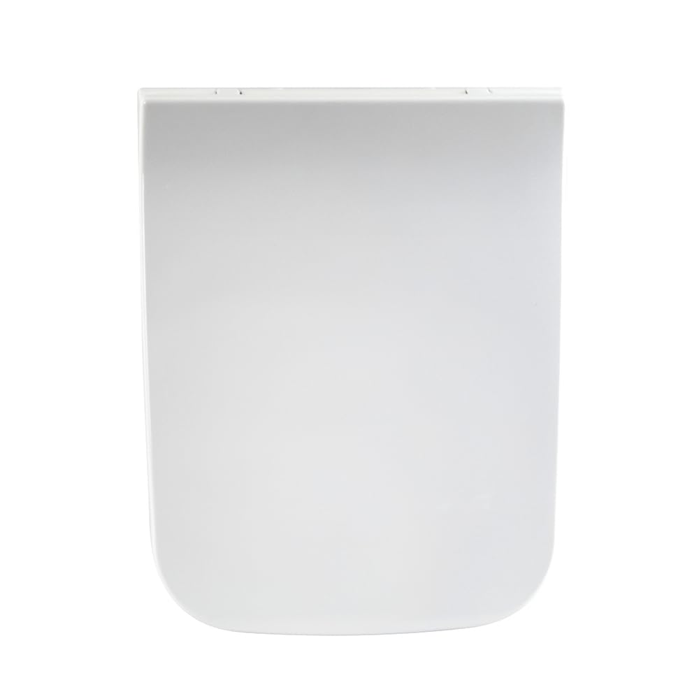 Milano White Longton Close Coupled Toilet Wc Seat - 350Mm X 440Mm
