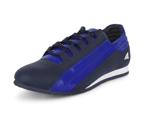 LOUIS STITCH Men’s Brazillian Blue Casual Sneaker | Elastic auto Adjustable Laces Sneakers for Men | Sneakers Shoes | Comfortable and Lightweight | LSPSNK_SSBU | UK-11