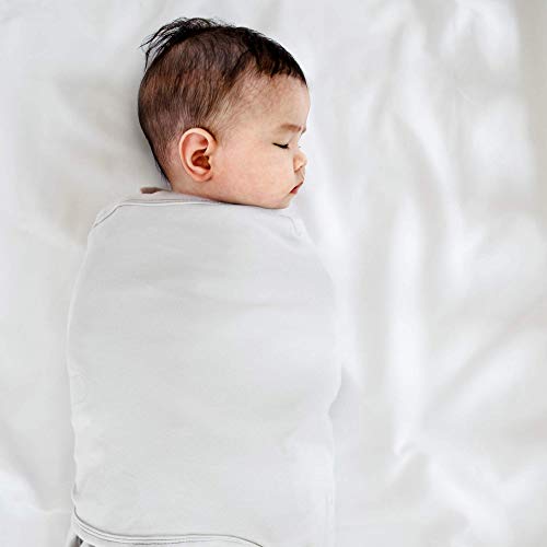 Nested Bean Zen Swaddle® - Gently Weighted Swaddle |Baby 0-6M | Tog 1.5| 100% Cotton| Prevents Startles | Aids Self-Soothing | Exceeds Safety Benchmarks | 2 Sizes In 1| Machine Washable #TOP1