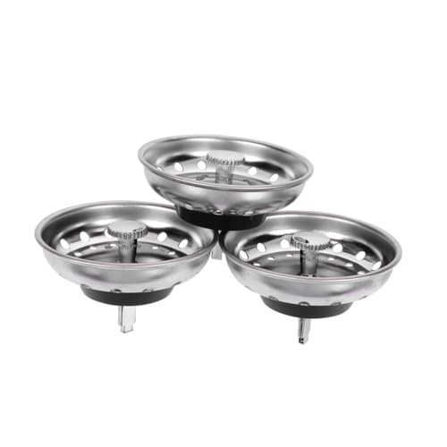 Colador para desagüe inoxidable 3 piezas