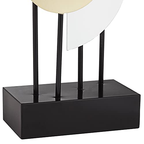 Studio 55D Forster 19 1/4" H Gold And Silver Metal Geometric Sculpture #TOP2