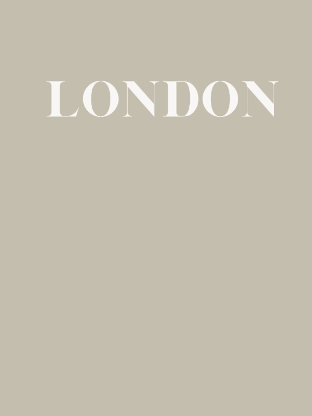 LONDON: Decorative Book │ Perfect for Stacking on Coffee Tables & Bookshelves │