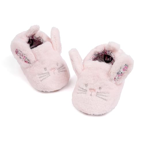 Meckior Save Beautiful Cute Cartoon Infant Unisex Baby Warm Cotton Anti-Slip Soft Sole First Walkers Shoes