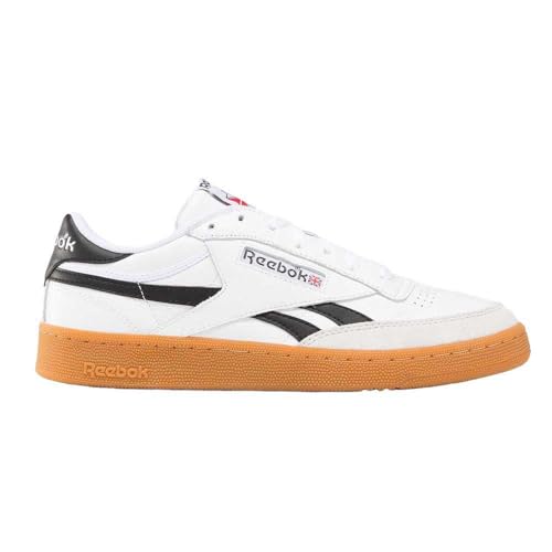 Reebok Baskets Club C Revenge Vintage pour Homme, Caoutchouc Blanc et Noir, 36 EU