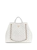 GUESS bolso de hombro bolso shopper Giully II Large 2 In 1 Tote Cream White blanco