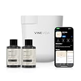 VINEVIDA Plug-in White Aroma Diffuser for Home & Office | Fragrance Oil Diffuser - Cold Air Diffuser for Essential Oils (2 Hotel Scents Included)