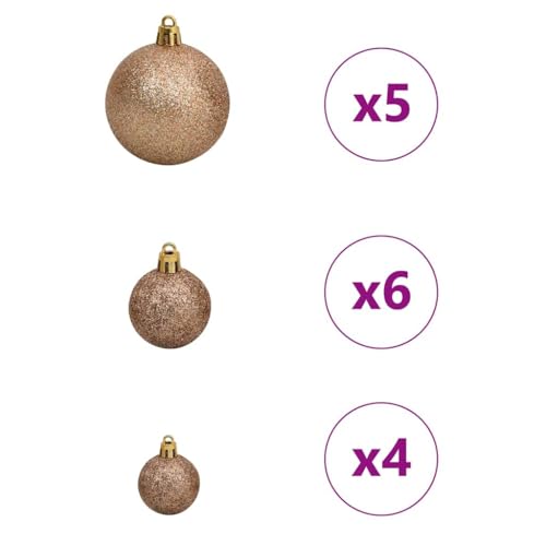 Árbol de Navidad de 120 cm con Estructura de Acero y Acabado Blanco Premium 8