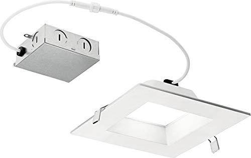 KichlerDirect-to-Ceiling 6 inch Square Recessed 27K LED Downlight in White