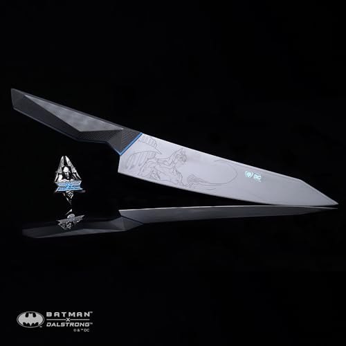Dalstrong Chef Knife - 8 inch - BATMAN™ Shadow Black Edition - High Carbon 7Cr17MoV Steel - Black Titanium Kitchen Knife - Collection Item - G10 Handle - Chef's Knife Cooking - Sheath by Dalstrong - Used condition - US$157.66