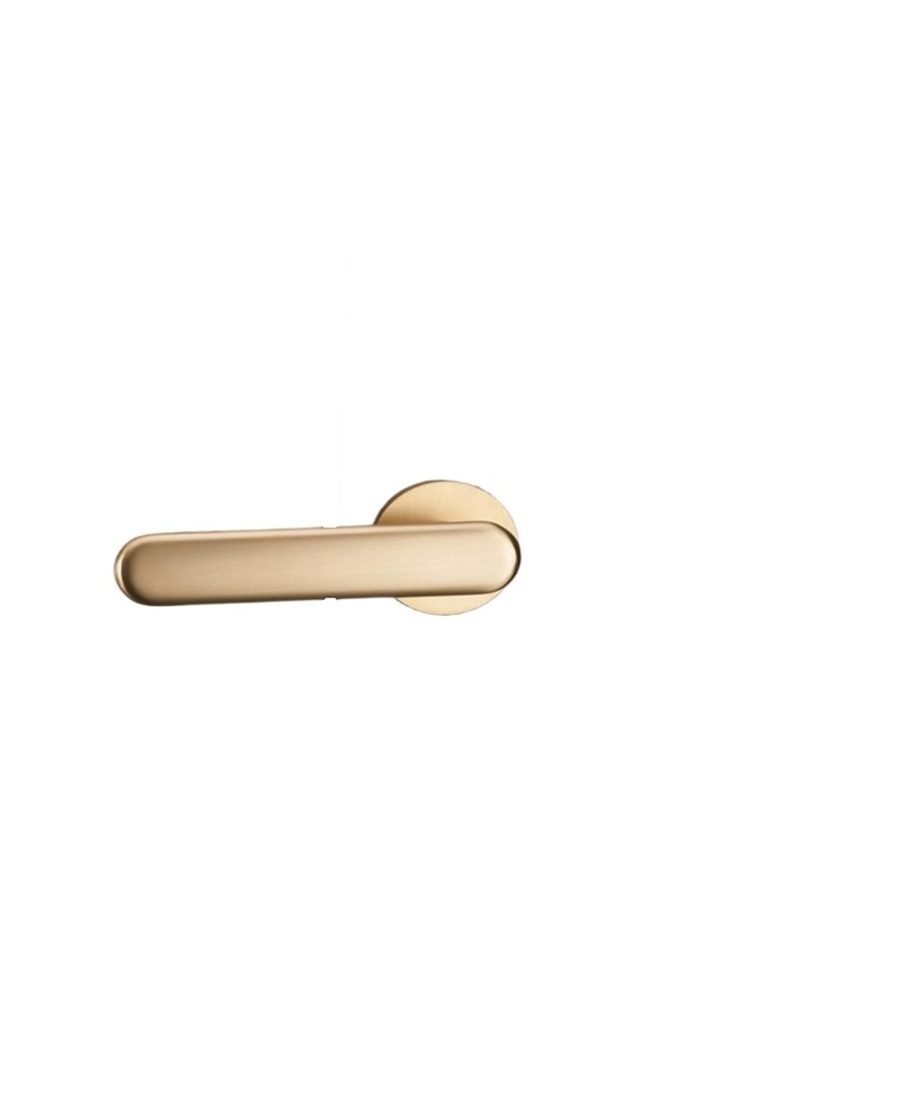 NYRXRYTCA Black zinc Alloy Split Lock Simple Magnetic Silent Indoor Door Apartment Bedroom Door Handle Lock