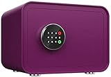 ☆ [Strong and firm]: The safe is made of steel. Double safety steel door lock bolts ensure the safety of the safety box.