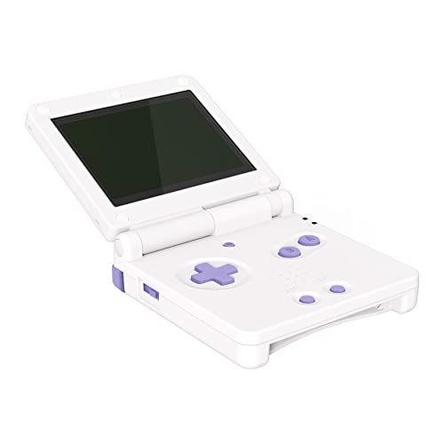 Image of eXtremeRate 16Bits Light Violet Custom Full Set Buttons for Gameboy Advance SP, Replacement A B L R Button Power On Off Volume Button D-pad Key for GBA SP Console - Console NOT Included