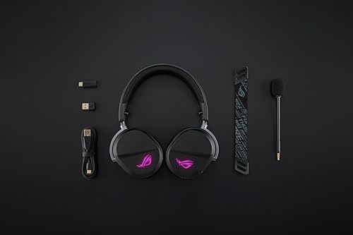 ASUS ROG Pelta Wireless Gaming Headset with Detachable Mic - Black - image 9
