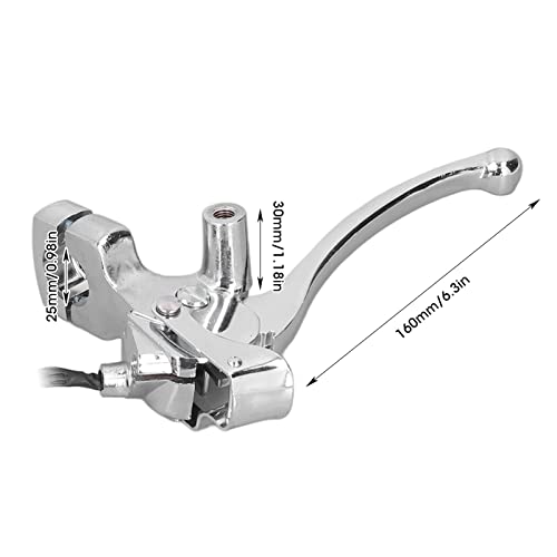 Yctze Linke HebelY6 Linke Seiteke Leverke Hebel Lenker ErsatzoderY6 Znen 150TE Vintage - Retro-Hebel aus Aluminium