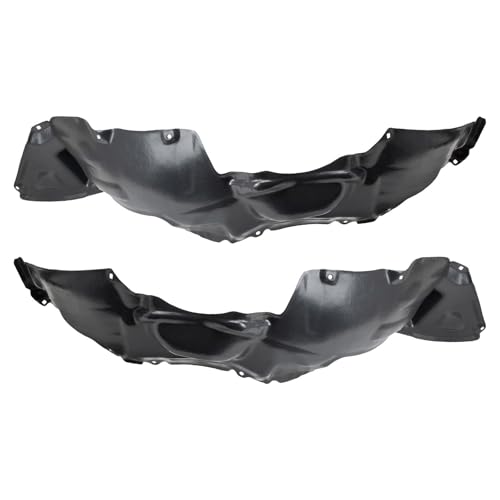 Image of TRQ Front Inner Fender Liner Set Compatible with 2004-2005 Toyota Sienna TO1248130 TO1249130
