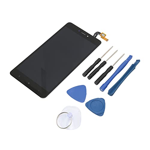 EIMSOAH Svart LCD-skärm Digitaliseringsenhet Högkvalitativ Ersättningsskärm för Note4X Telefonreparationsverktyg för Proffs