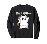 Halloween Cow Lovers Funny Cow Ghost Moo...I Mean Boo Sweatshirt