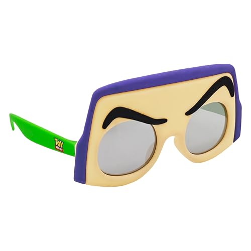 Sun-Staches Toy Story Official Buzz Lightyear Sunglasses | Lil' Costume Accessory | UV400 | One Size Fits Most Kids