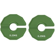 2PCS Gym Micro-Type Plates Dumbbell Fractional Weight Plate Rubber Fractional Weight Plates Plates Add-on Aperture 35mm 0.25KG