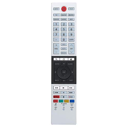 Ashata Tv Remote Control,Replacement Service Ultra Hd Smart Tv Remote Control For Toshiba Ct-90430/ Ct-90429/ Ct-90427/ Ct-90428/ Ct-90444 #TOP25
