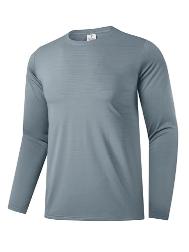 T-shirt à manches longues UPF 30+ homme anti-humidité évacuant la transpiration