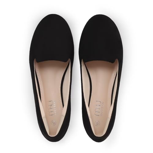 MUSSHOE Comfortable Casual Women's Flats：Round Toe Loafers for Women：2025 Dressy Ballet Flats for Working Women Aged 25-50 Business Office Walking Wedding4