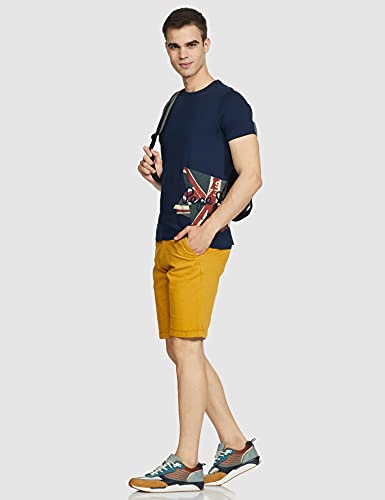 Image of Pepe Solid Cotton Slim Fit Mens T-Shirt (A21PATONSSIPWHI-P)