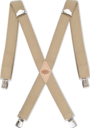 Image of Dickies Men's 1-1 /4 inch Solid Straight Clip Suspender - Adjustable Fit, Heavy-Duty Clips