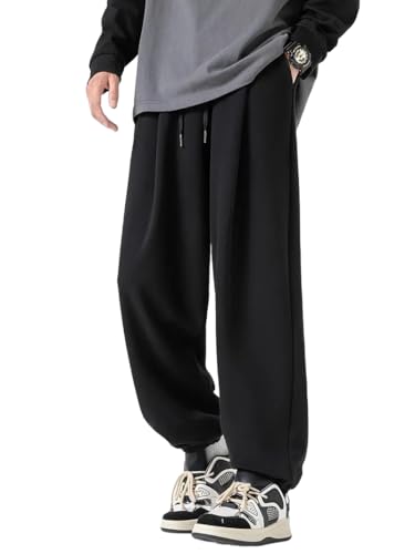 Image of dockstreet Mens Baggy fit Jogger /Sweatpants /Gym Gear, Trouser, Loose Home Relaxed Pants