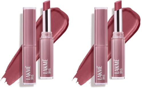 Image of Lakme 9to5 Lip Tattoo Matte Slim Stick, Vision in Pink, 2g, for Intense Color and Full Coverage, with Bakuchiol and Vitamin E, Smudgeproof and Waterproof, Long-Lasting Lipstick for Women (Pack of 2)