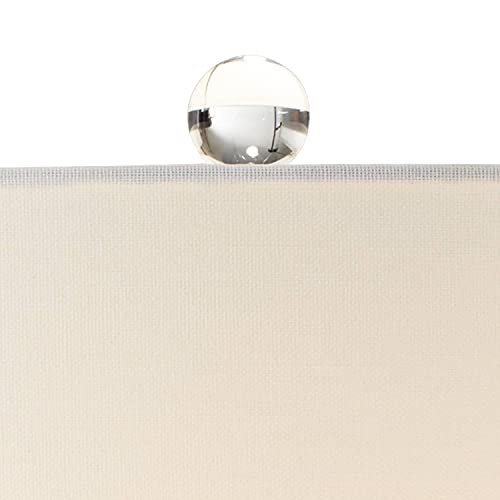 Possini Euro Design Miriam Modern Table Lamps 28.5" Tall Set Of 2 Light Sky Blue Fluted Glass With Swirl Pattern White Drum Shade For Living Room Bedroom Bedside Nightstand Office Family #TOP2