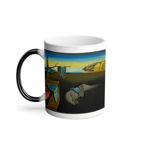 Mug Thermo-réactif Tasse Magique - Salvadore Dali Persistance de la Memoire Surrealisme Peinture - 325 ml