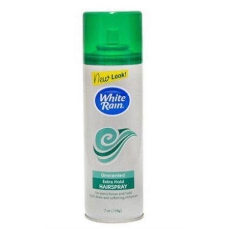 White Rain EXTRA HOLD HAIRSPRAY UNSCENTED (Pack of 6)