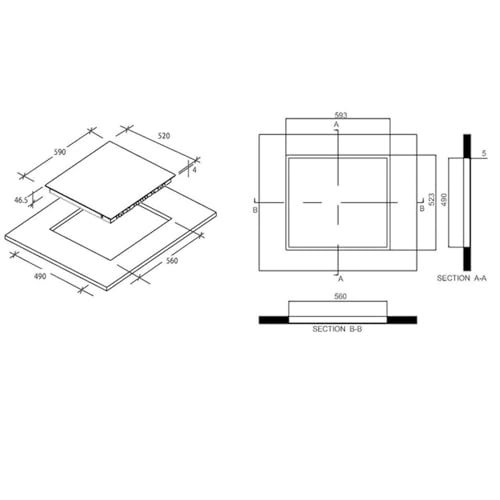 CANDY CH63CT - vue 8