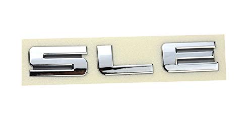 Image of Aimoll 2pcs SLE Letter Nameplate Emblems Badges Replacement for Chevrolet Silverado (Chrome)