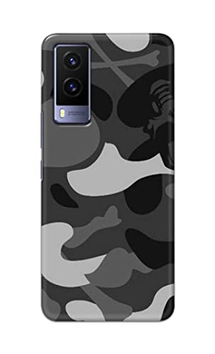 Image of Printed Hard Back Cover Case for Vivo V21e 5G Back Cover (Army Pattern) -702