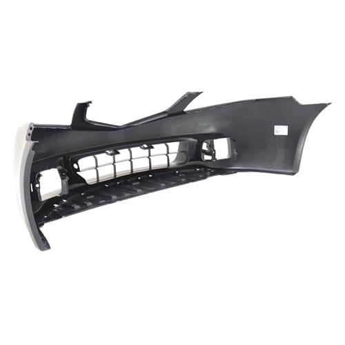 Image of Compatible with Acura TSX 2004-2005 Front Bumper Cover | Primed, With Fog Light Holes, Sedan, Ready to Paint, OEM 04711SECA90ZZ, AC1000145
