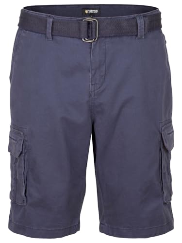 Cargo Shorts Herren mit Gürtel Regular Fit RIVJoko Kurze Hosen Cargoshorts Sommer Stretch Navy Beige Grün Grau S M L XL XXL 3XL 4XL 5XL – Bild 4