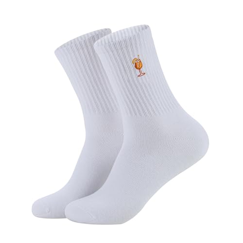 Calcetines de tenis Aperol Spritz de algodón transpirable transpirables y deportivos crew