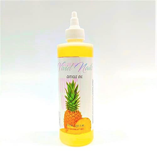 Vivid Nails Cuticle Oil Scented Salon Quality, 8Oz (Pineapple) #TOP14