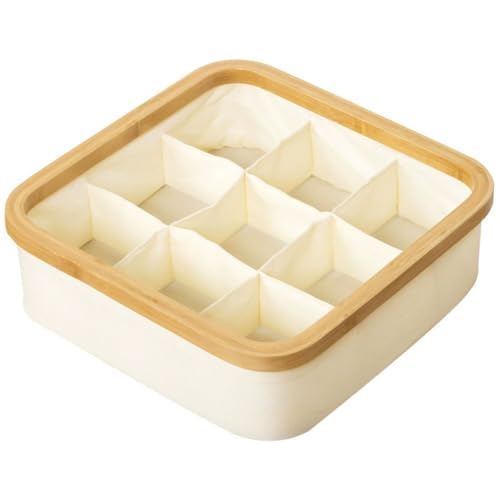 QOXEZY - Boîte de rangement pour armoire de maison, tri des couches pour la maison et le rangement avec vêtements et fabriquée à partir de tissu de coton, adaptée pour les opérations quotidiennes avec un